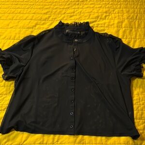 Foxblood Emily Mesh top